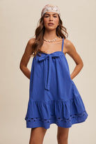 Blue Front - Tie Tunic Dress - Styled by Ashley Brooke