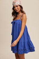 Blue Front - Tie Tunic Dress - Styled by Ashley Brooke