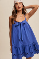 Blue Front - Tie Tunic Dress - Styled by Ashley Brooke