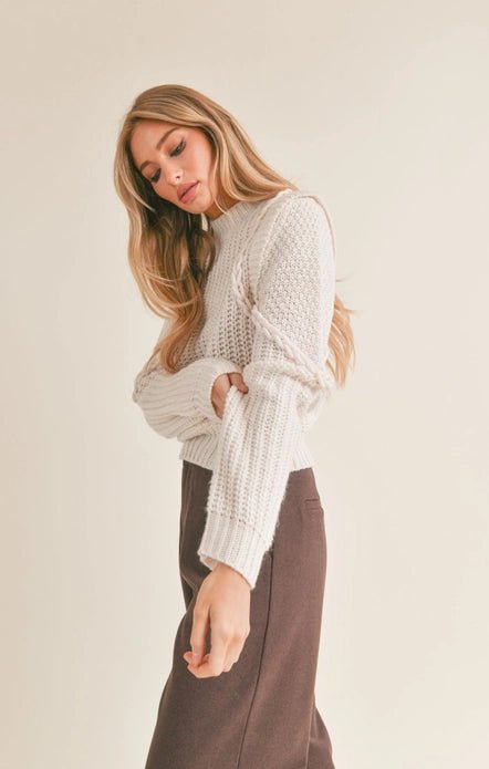 Braided Detail Sweater - Styled by Ashley Brooke