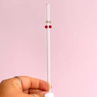 Cherry Glass Straw - Styled by Ashley Brooke