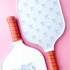 Coquette Blue Bow Floral Pickleball Paddle - Styled by Ashley Brooke