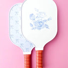 Coquette Blue Bow Floral Pickleball Paddle - Styled by Ashley Brooke