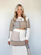 Cozy Quilted Patchwork Sweater - Styled by Ashley Brooke