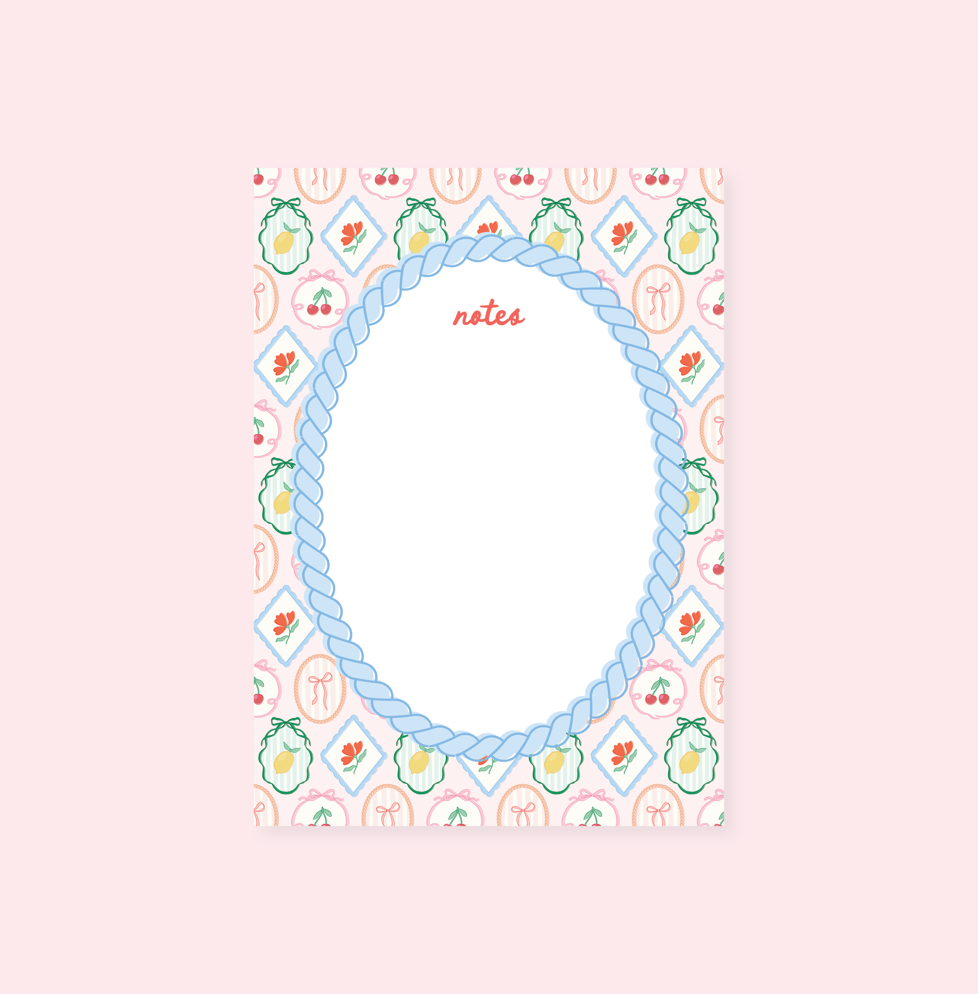 Fruit Patchwork Notepad - Styled by Ashley Brooke