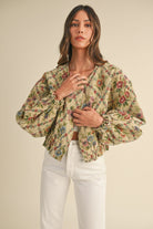 Floral Bomber Jakcet - Styled by Ashley Brooke