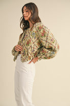 Floral Bomber Jakcet - Styled by Ashley Brooke