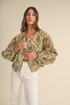 Floral Bomber Jakcet - Styled by Ashley Brooke