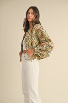 Floral Bomber Jakcet - Styled by Ashley Brooke