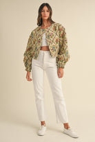 Floral Bomber Jakcet - Styled by Ashley Brooke