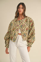 Floral Bomber Jakcet - Styled by Ashley Brooke