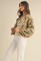 Floral Bomber Jakcet - Styled by Ashley Brooke