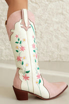 Floral Embroidered Cowboy Boots - Styled by Ashley Brooke