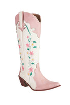 Floral Embroidered Cowboy Boots - Styled by Ashley Brooke