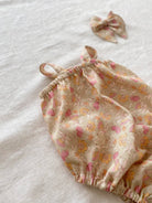 Floral Linen Baby Romper - Styled by Ashley Brooke