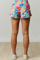 Floral Print Sporty Shorts - Styled by Ashley Brooke