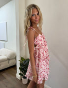 Floral Sweetheart Mini Dress - Styled by Ashley Brooke