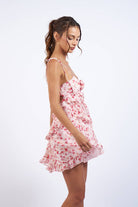 Floral Sweetheart Mini Dress - Styled by Ashley Brooke