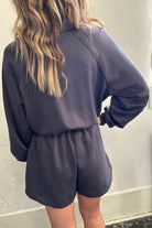 Half - Zip Pocketed Romper - Styled by Ashley Brooke