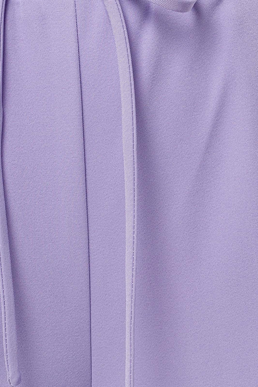 High - Waist Lavender Trousers - Styled by Ashley Brooke