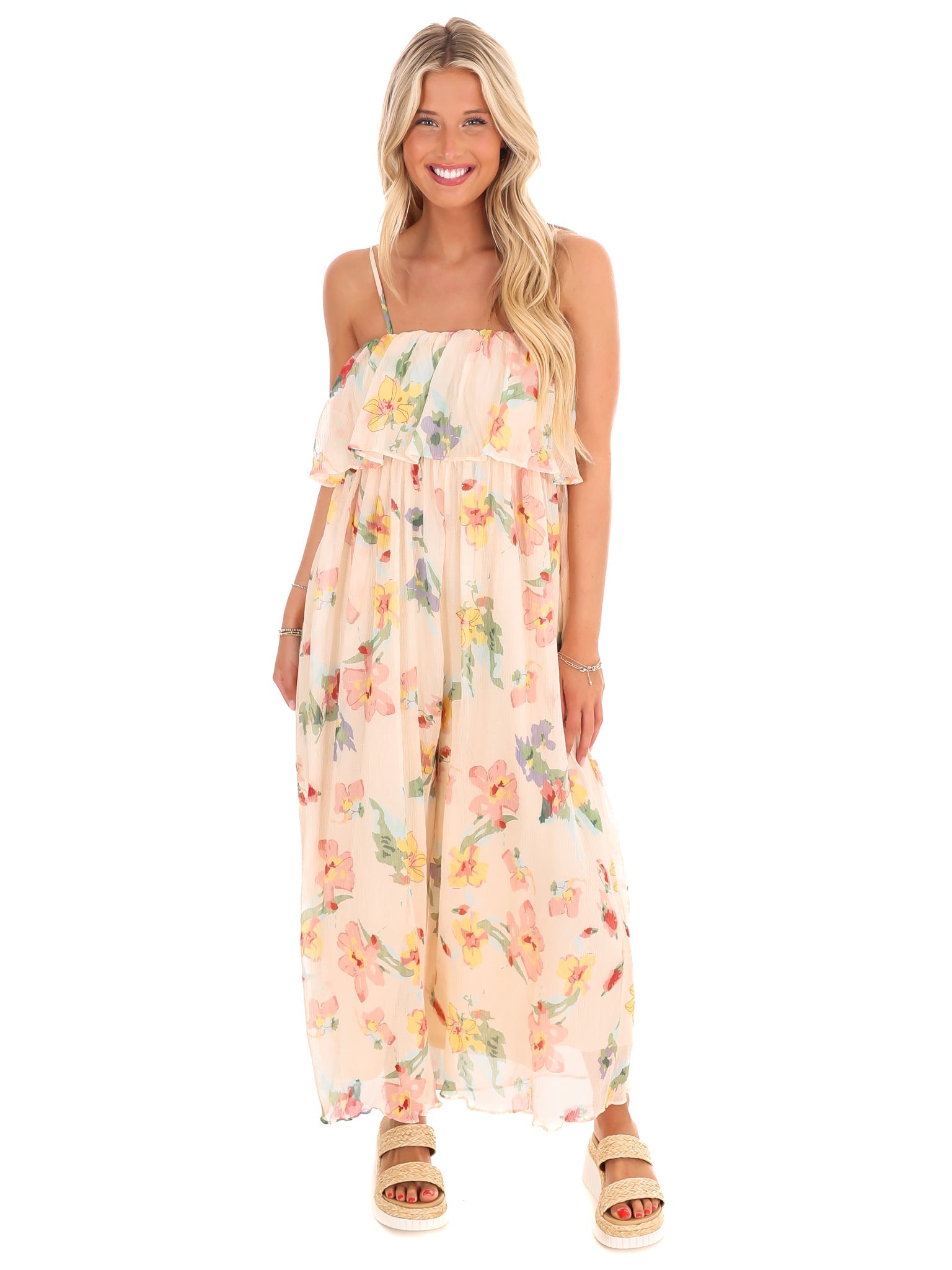 Floral Jumpsuit - Styled by Ashley Brooke