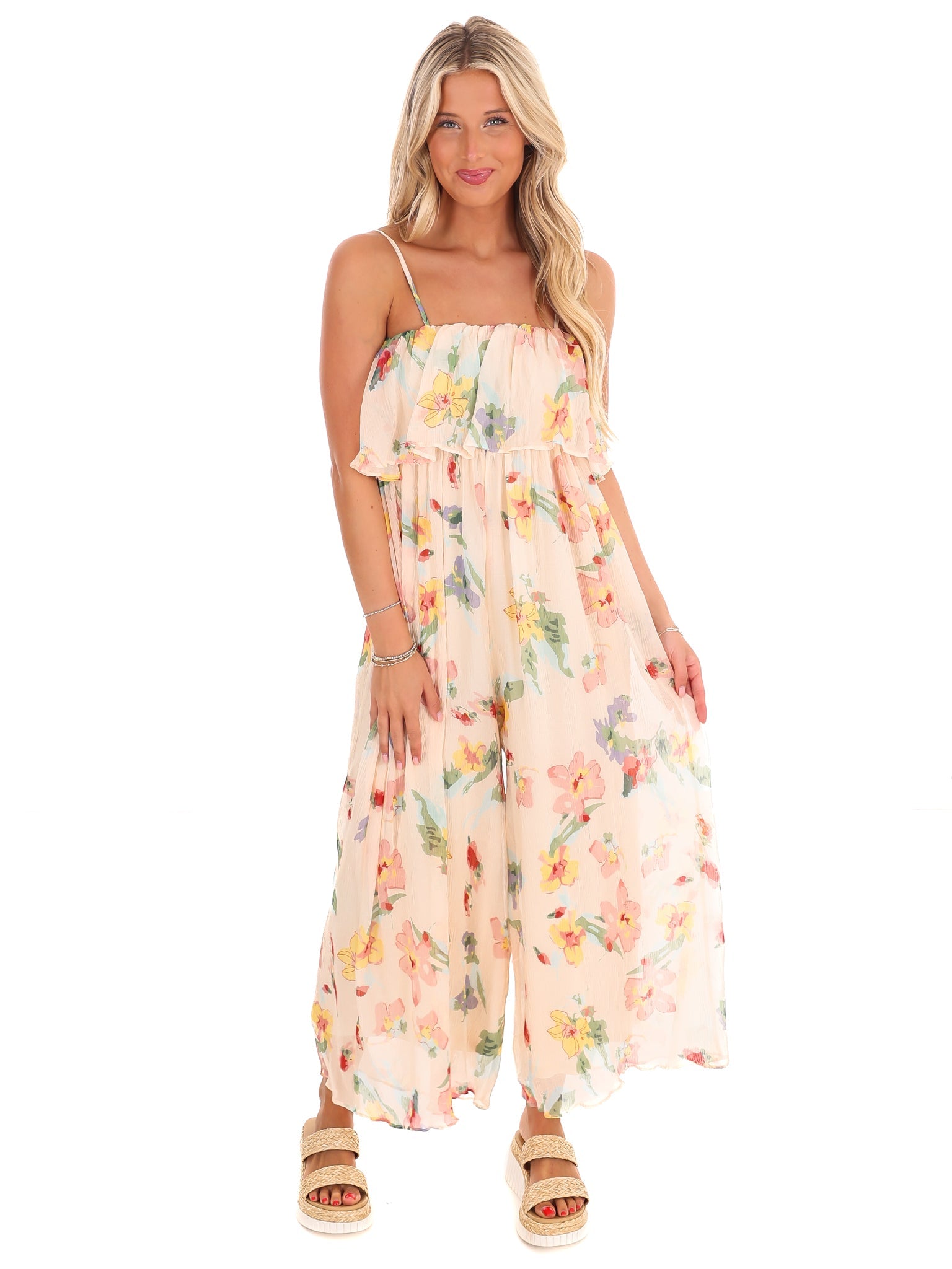 Floral Jumpsuit - Styled by Ashley Brooke