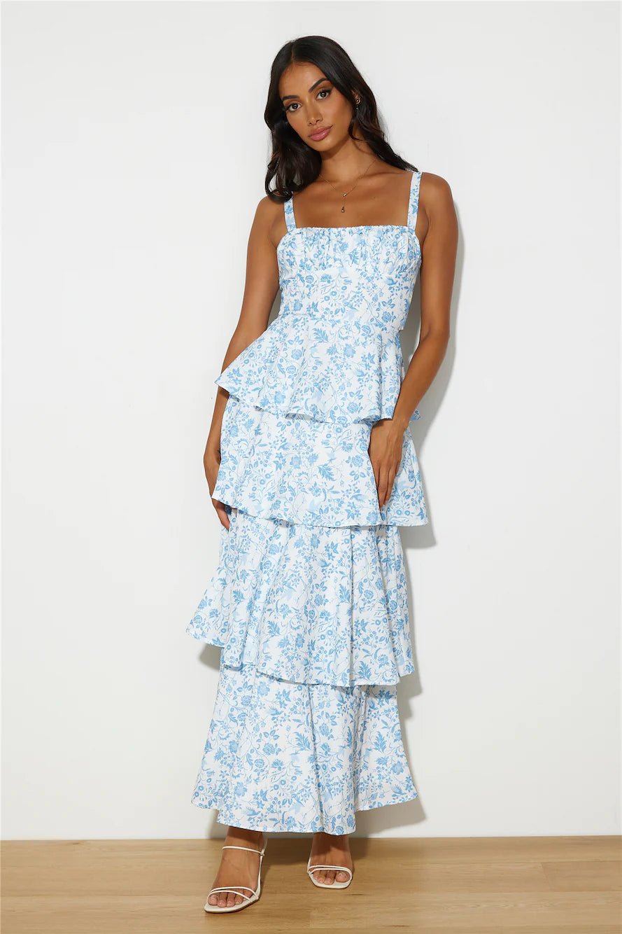 Juliette Tiered Maxi Dress - Styled by Ashley Brooke