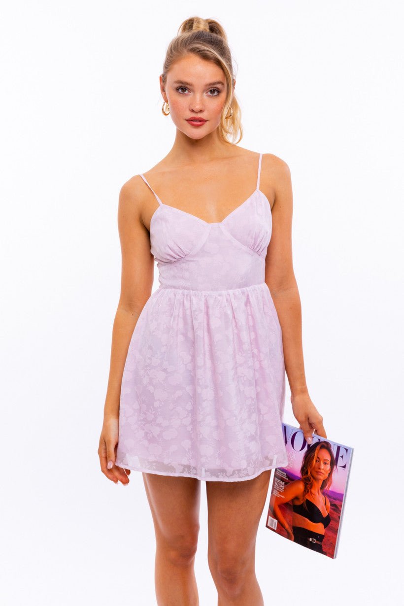 Light Pink Spaghetti Strap Dress - Styled by Ashley Brooke