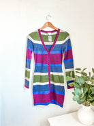 Multicolor Striped Sweater Dress - Styled by Ashley Brooke