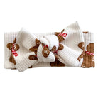 Organic Waffle Knot Bow: Gingerbread Man - Styled by Ashley Brooke