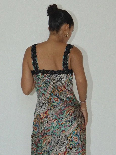 Paisley Print Maxi Dress - Styled by Ashley Brooke