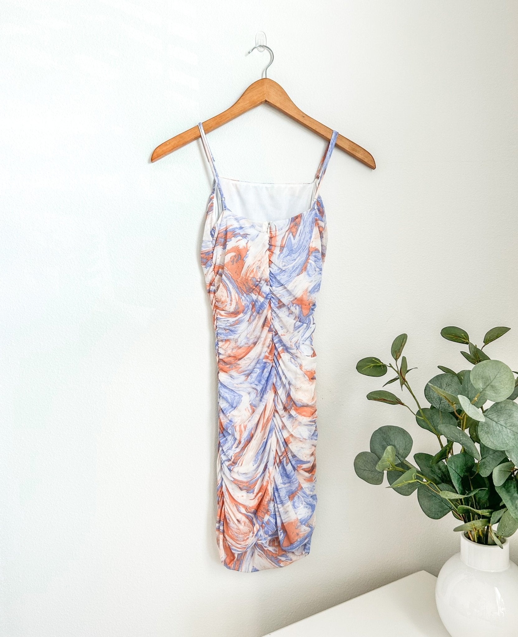 Ruched Bodycon Mini Dress - Styled by Ashley Brooke