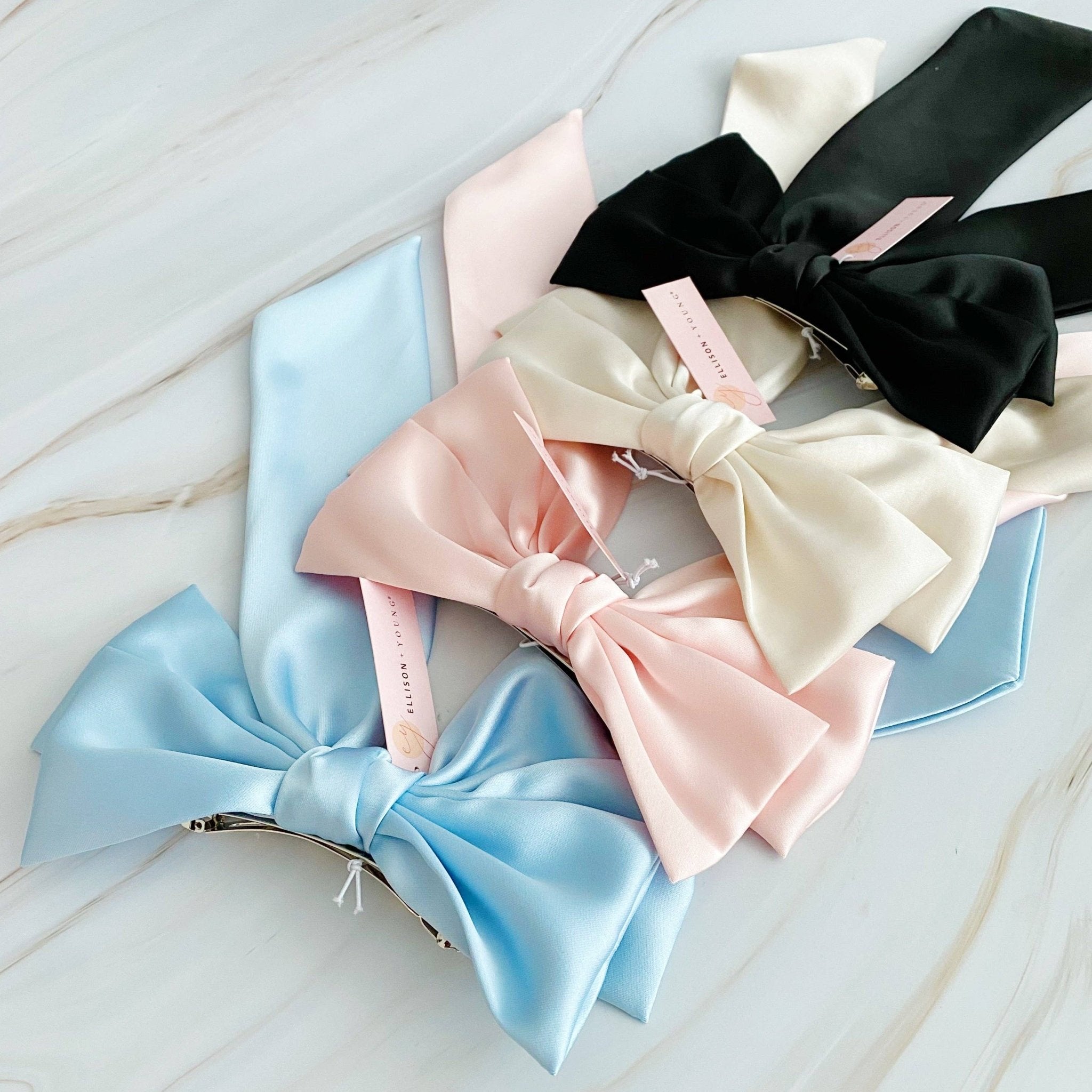 Satin Bow Hair Clip - Styled by Ashley Brooke