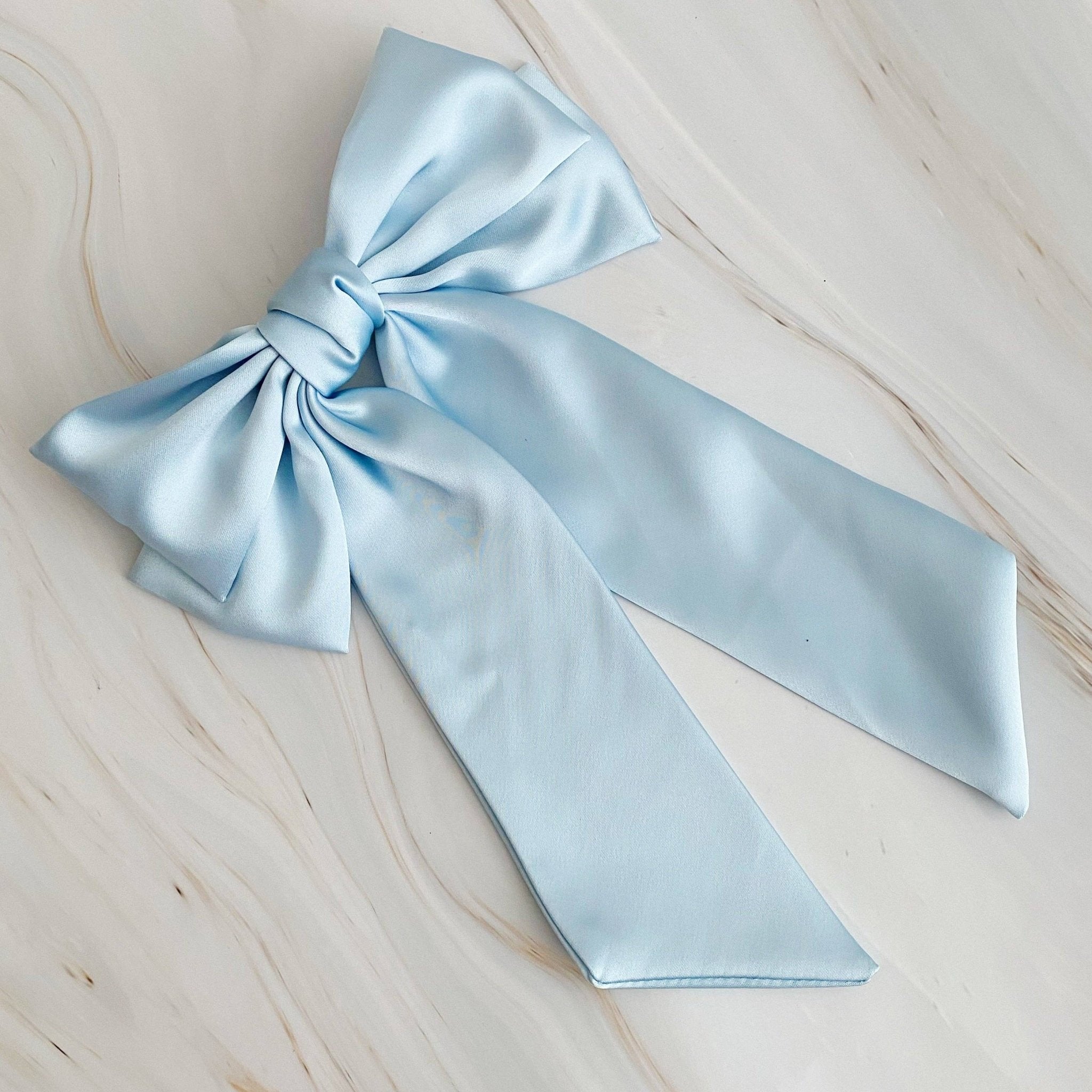 Satin Bow Hair Clip - Styled by Ashley Brooke