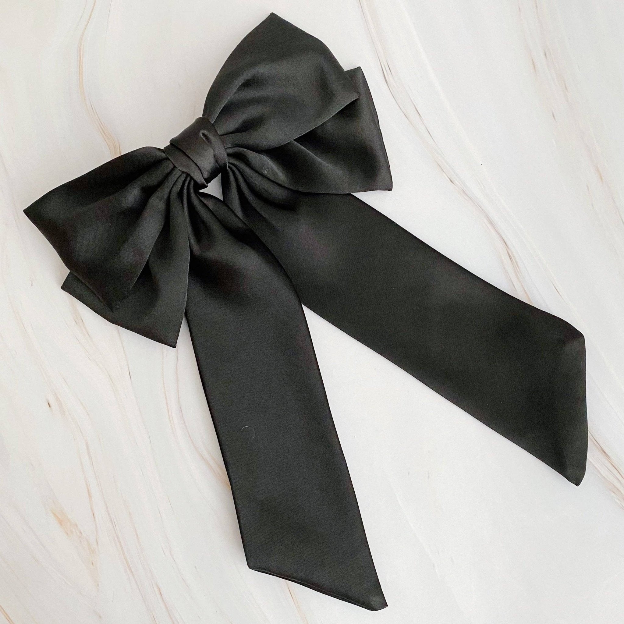 Satin Bow Hair Clip - Styled by Ashley Brooke