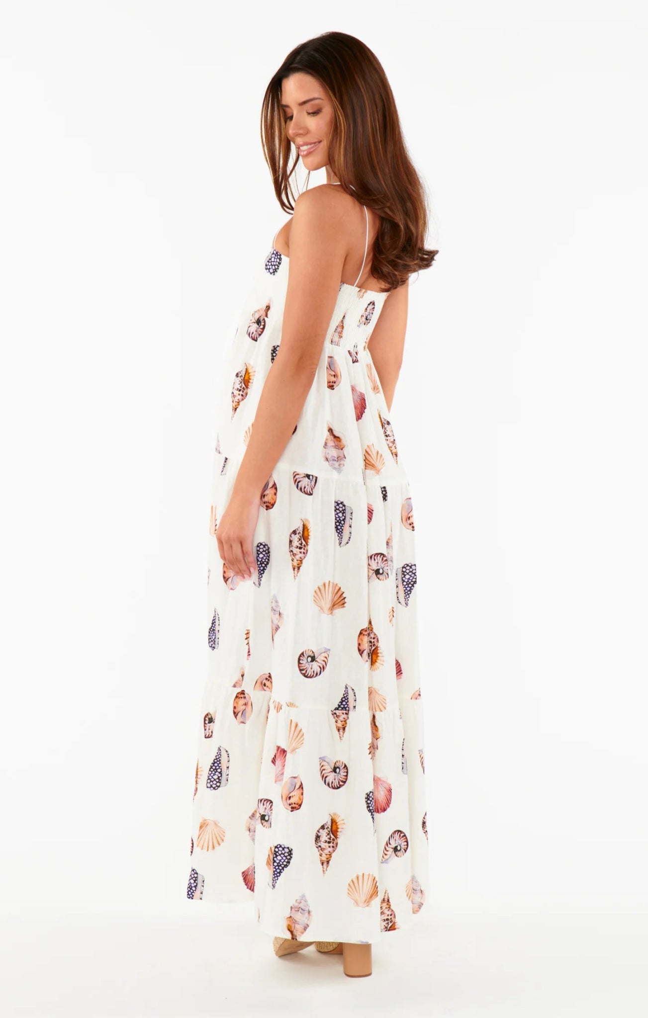 Shell Print Maxi Dress - Styled by Ashley Brooke