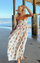 Shell Print Maxi Dress - Styled by Ashley Brooke