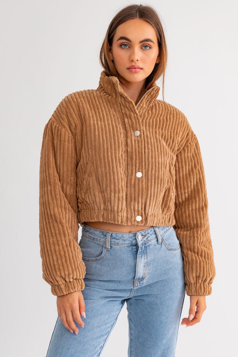 Eaphi CORDUROY PUFFY JACKET - メルカリ