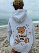 Teddy Bear Embroidered Hoodie - Styled by Ashley Brooke