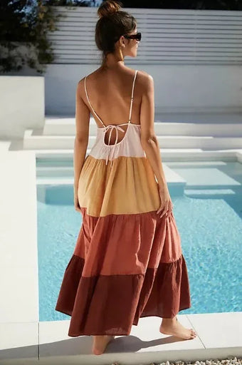The Raya Colorblock Maxi Dress – Styled by Ashley Brooke