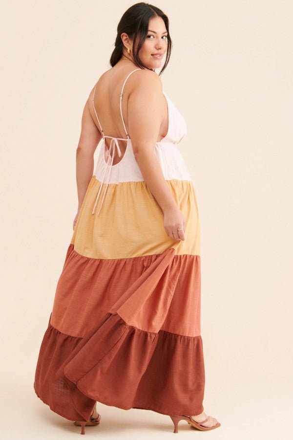 The Raya Colorblock Maxi Dress - Styled by Ashley Brooke