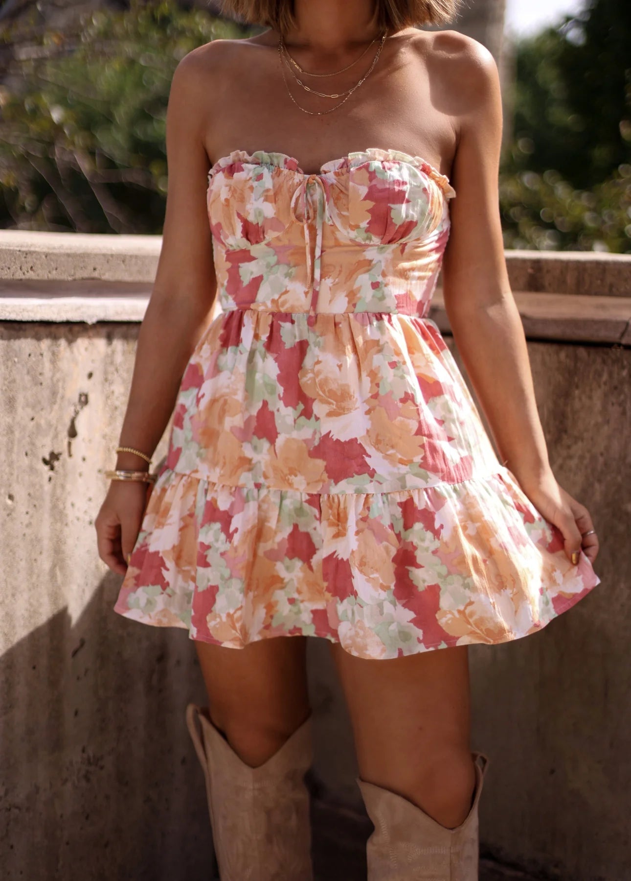 Tropical Nights Mini Dress - Styled by Ashley Brooke