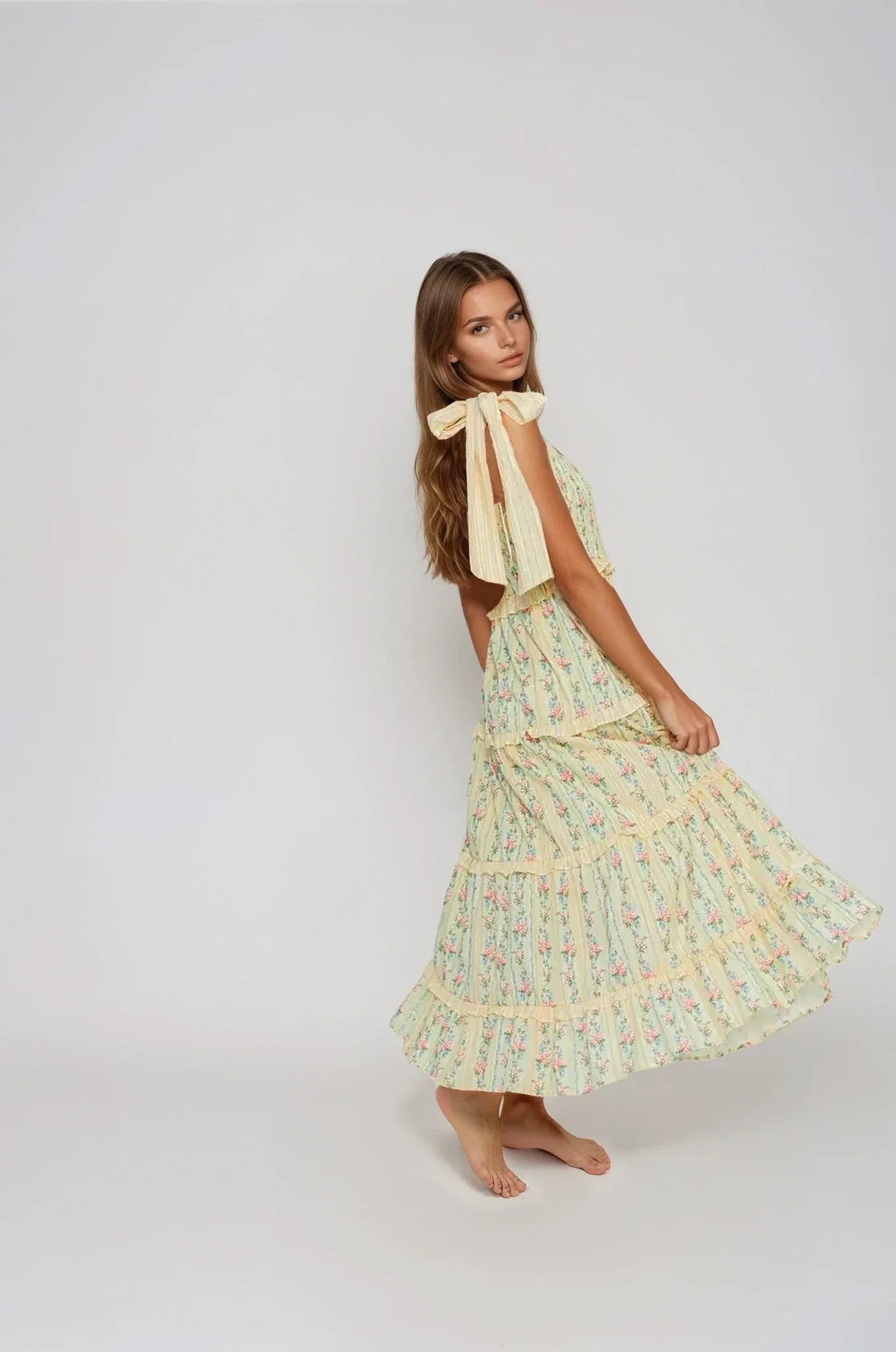 Jacquard Floral Mini Dress